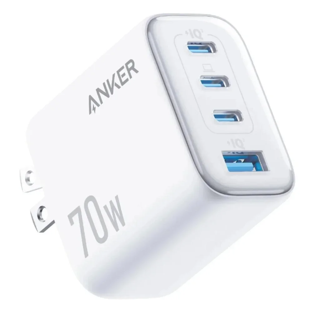 ANKER WALL CHARGER MULTI USB C CHARGERS OUTLET PHONE POWER PLUG 70W 30W 2 PACK